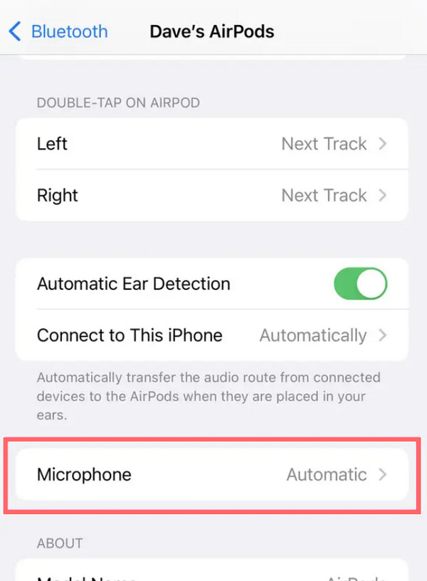 check bluetooth microphone settings