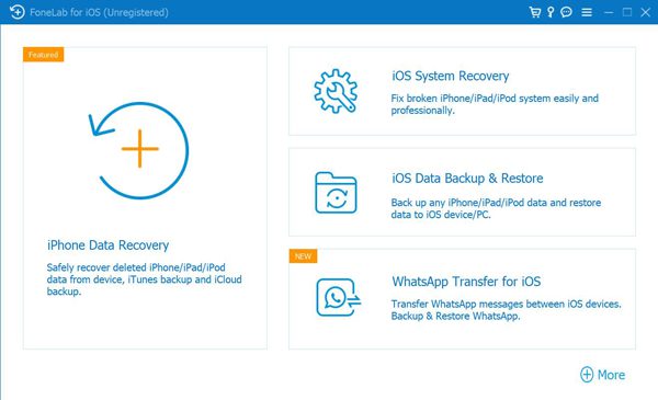 elegir la recuperación del sistema ios