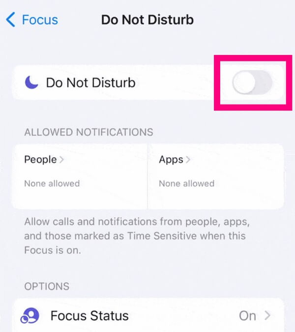 set do not disturb on iphone settings