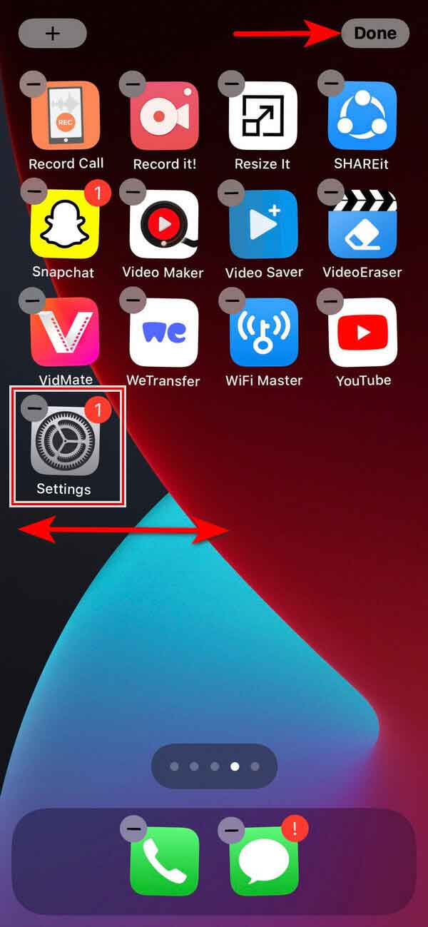 get back your Settings icon on your home screen