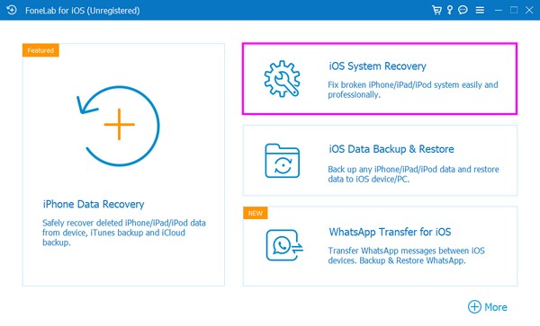 klicka på iOS System Recovery