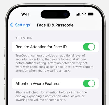 Attention Aware Features