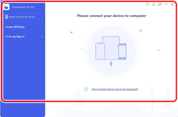 launch FoneEraser for iOS