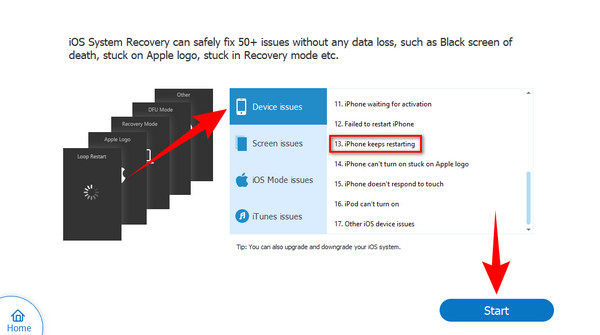 choose Device issues