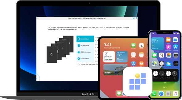 Fonelab iOS System Recovery -latauspalkki