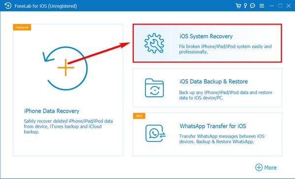 Click the iOS System Recovery function