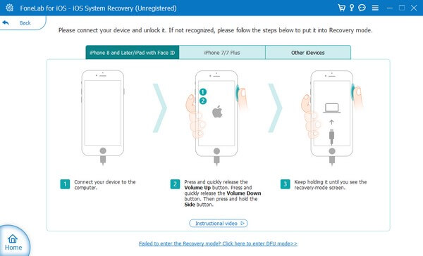Vælg din iPhone-version blandt mulighederne ovenfor