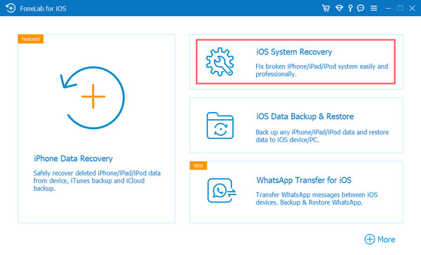 klicka på iOS System Recovery