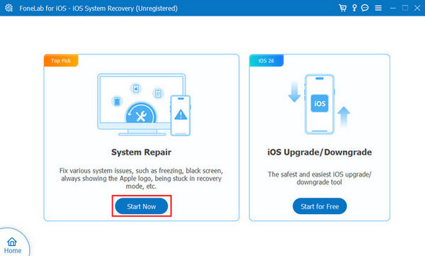 Click Start Now Button