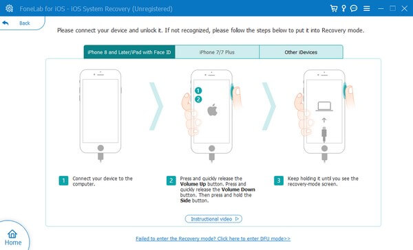 entre no Modo de Recuperação no seu iPhone