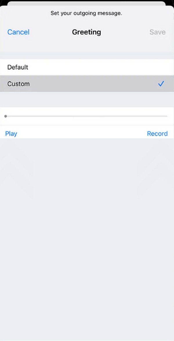 add voicemail mesage