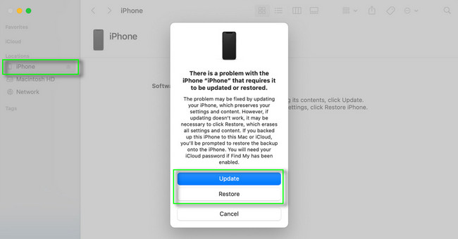 Click the iPhone icon