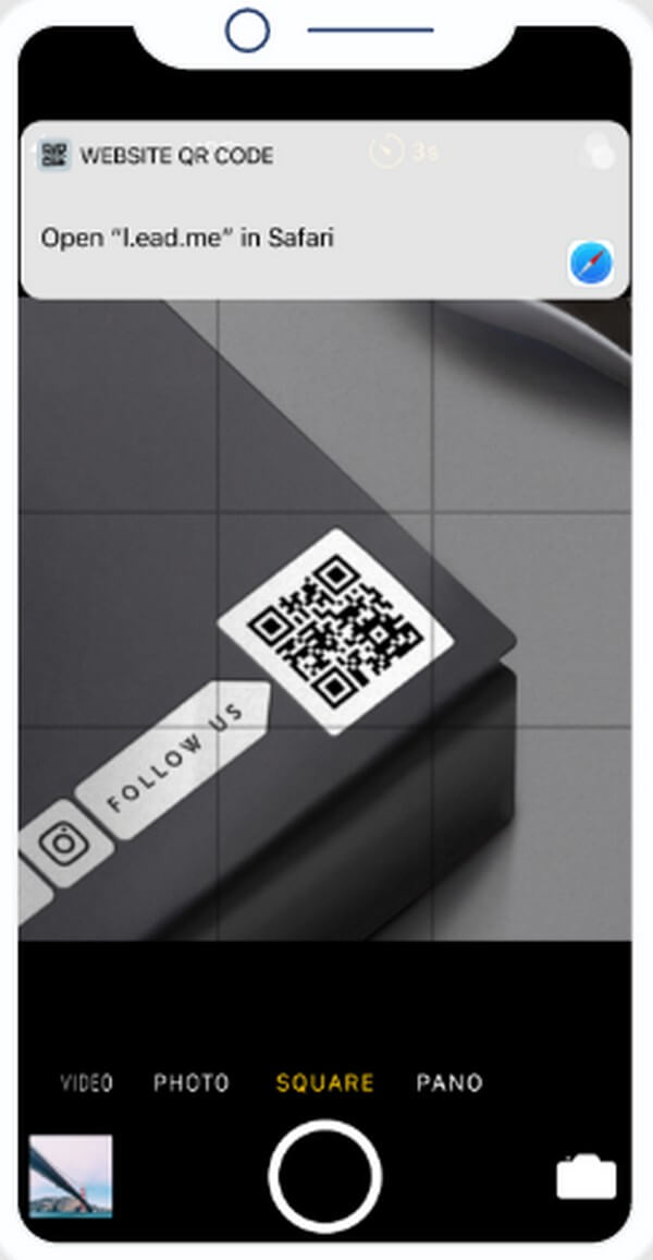 scanner le code QR