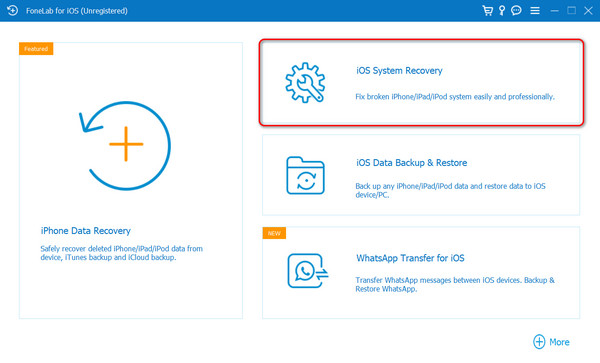 Wählen Sie die iOS-Systemwiederherstellung