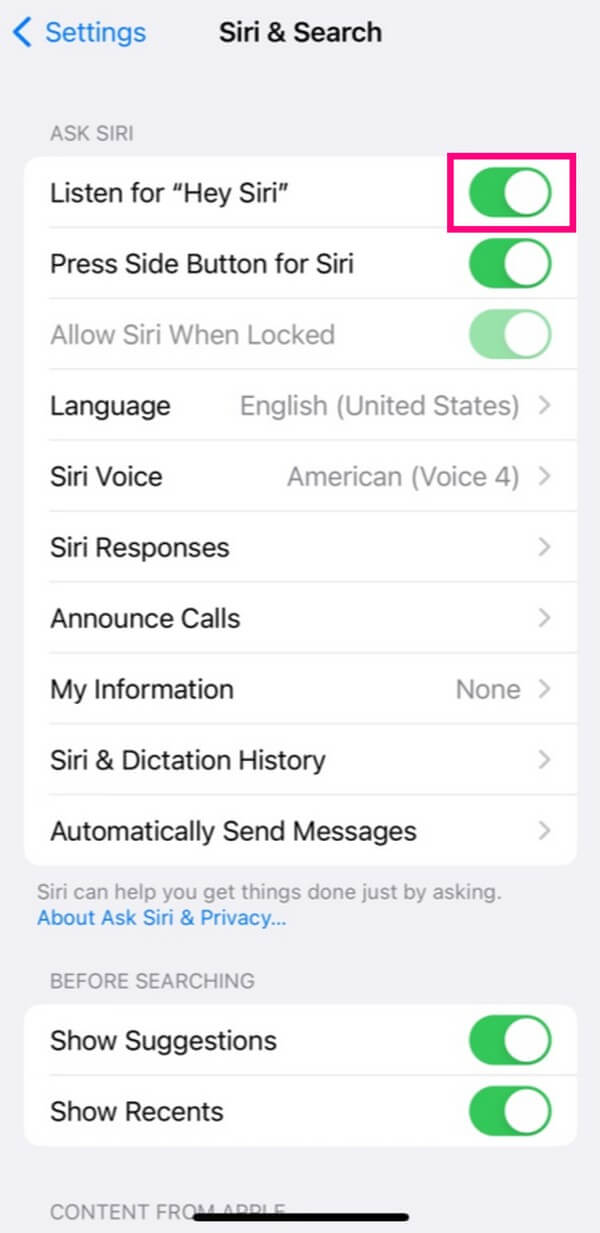 啟用siri