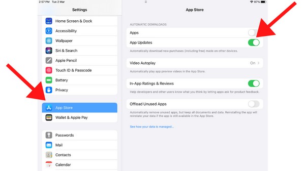 update apps automatically