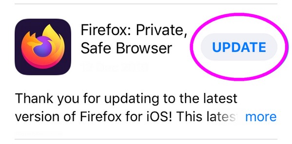 update firefox