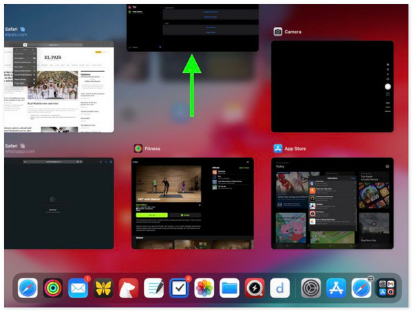 close the app on ipad