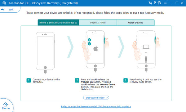 mettre l'iphone en mode de récupération