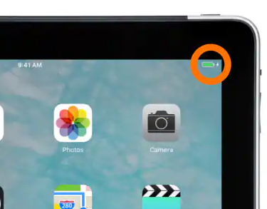 ipad charging icon
