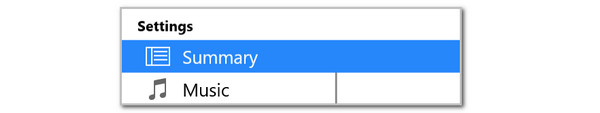 Click Summary Button