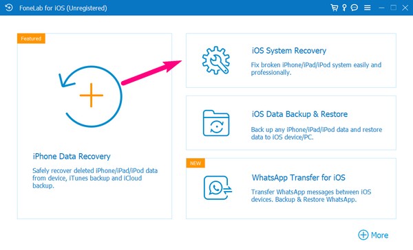 Direto para a caixa de recuperação do sistema iOS