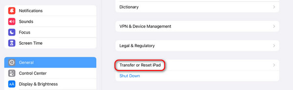 transfer or reset ipad