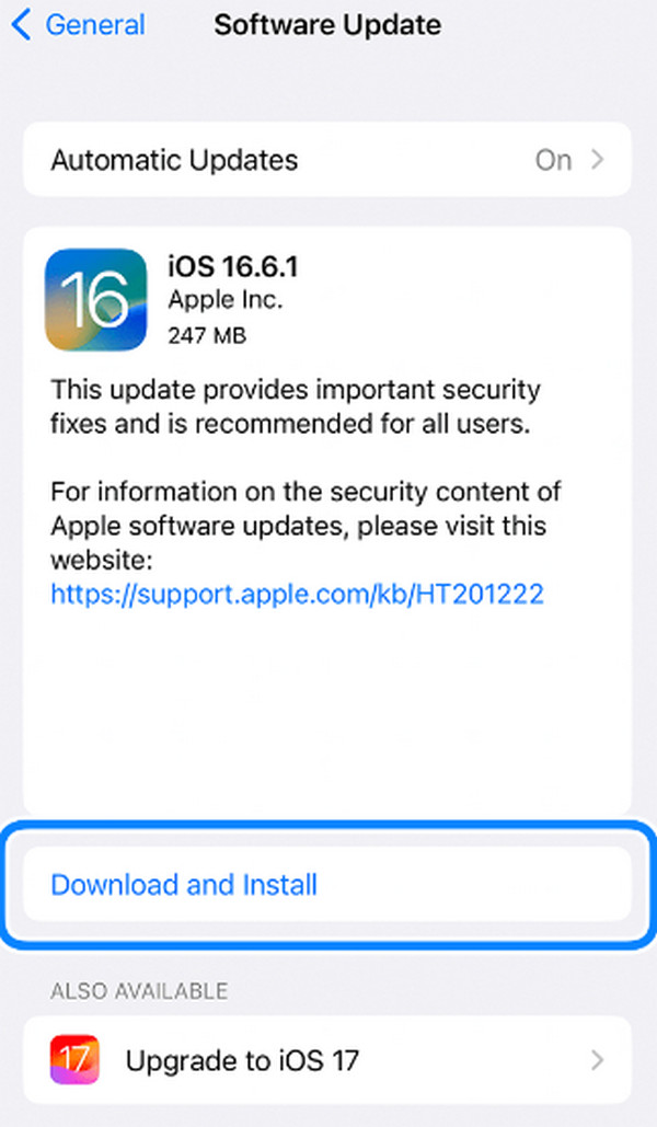 uppdatera ipados