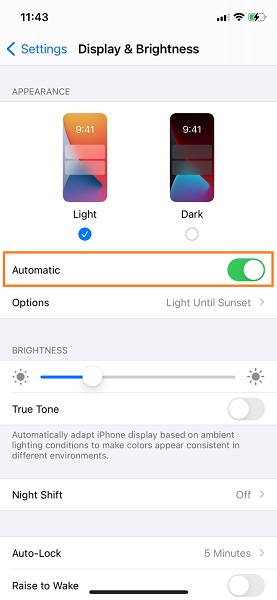 Adjusting Brightness