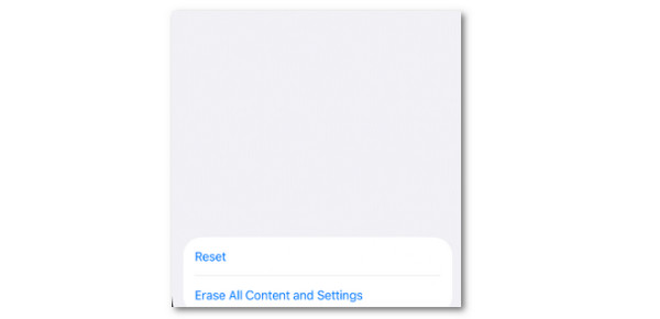 Tap Erase All Content And Settings Button