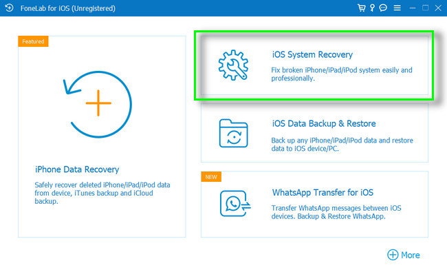 launch ios system recovery