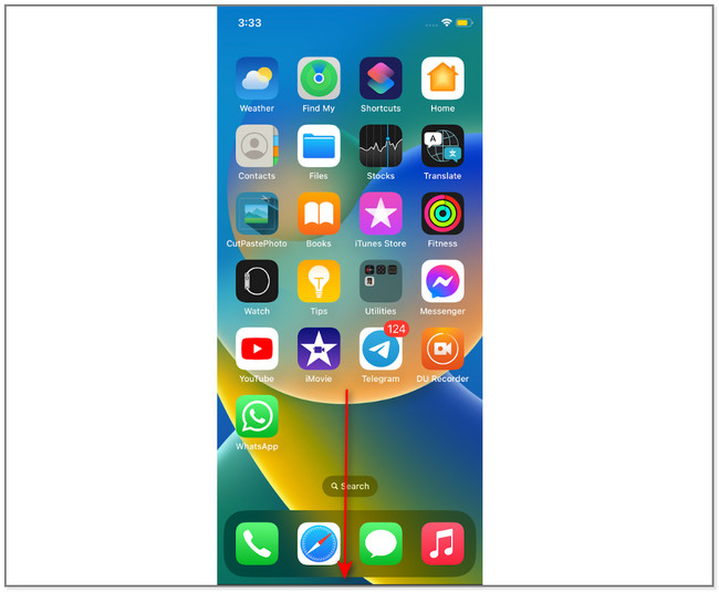 Go to the app you want