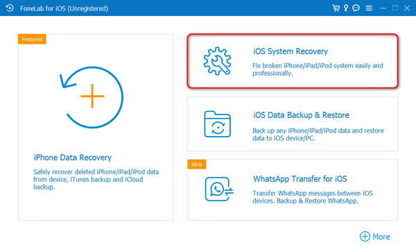 open ios system recovery feature