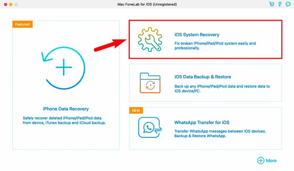 click the iOS System Recovery box