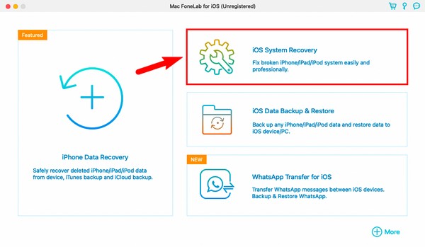 click the iOS System Recovery box