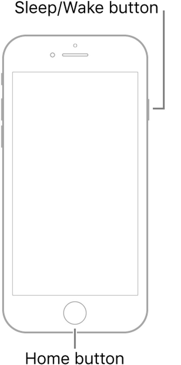reboot iphone with home button