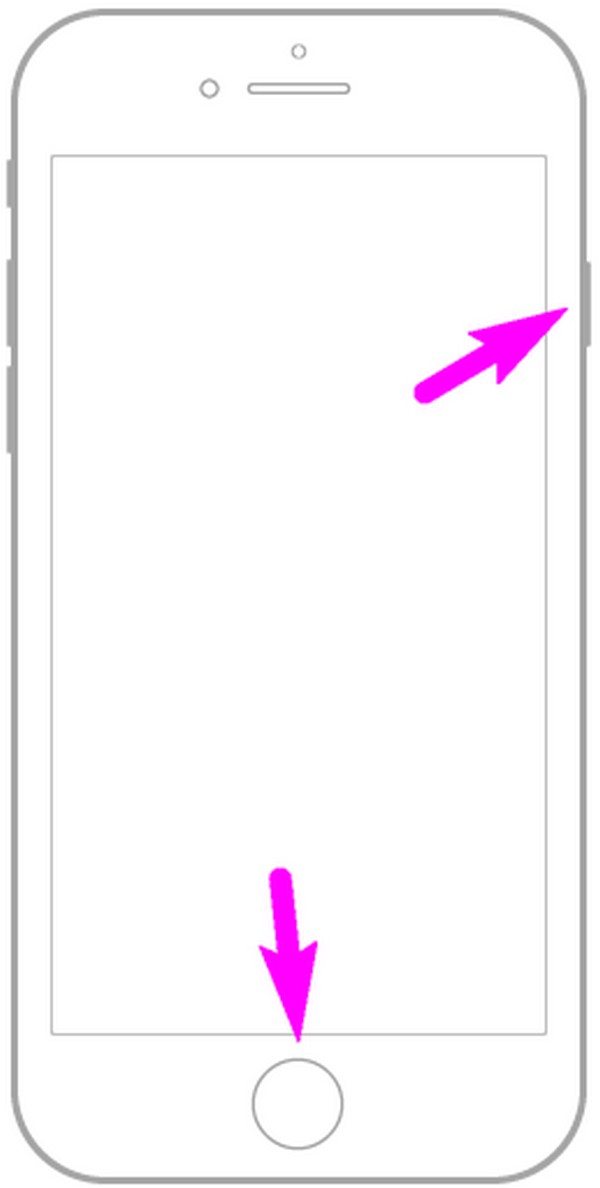 reboot iphone with home button