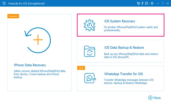 choose ios system recovery