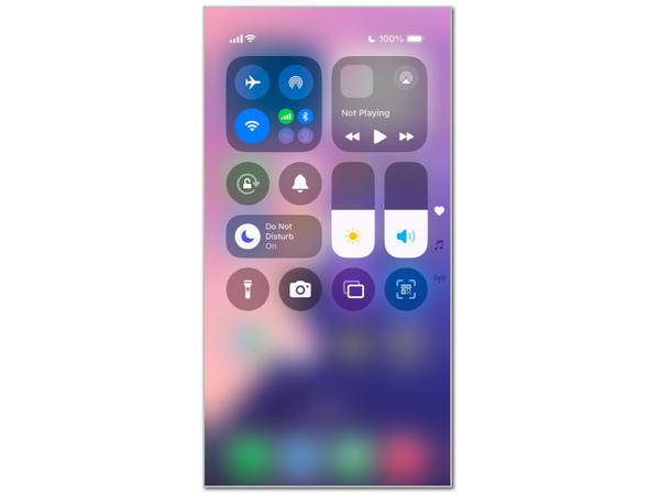 Tap Do Not Disturb Button