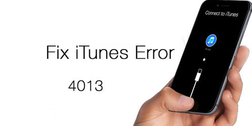 iTunes Επαναφορά του σφάλματος 4013
