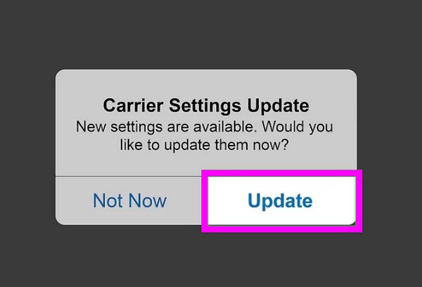 update carrier settings