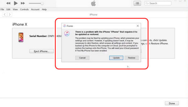 launch iTunes