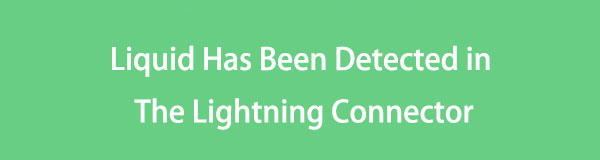 Hvordan fikse væske oppdaget i Lightning Connector enkelt