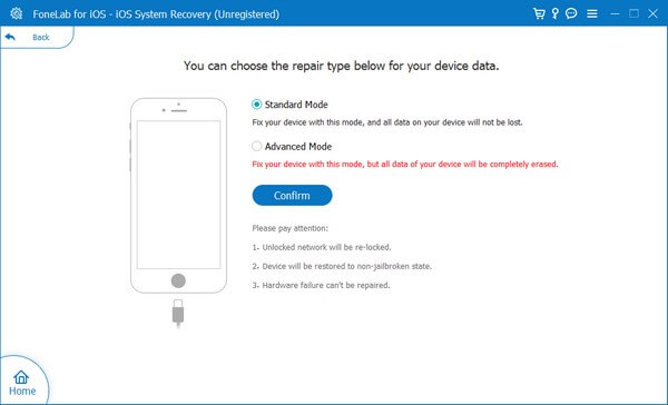 system recovery modes