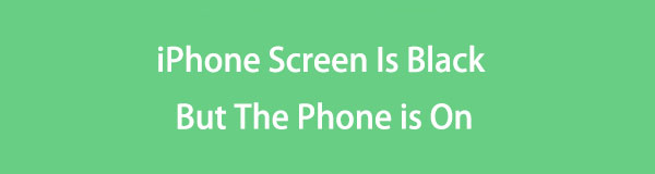 My iPhone Screen Is Black, But The Phone is On [3 Ways to Fix]