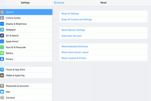 Factory iPad