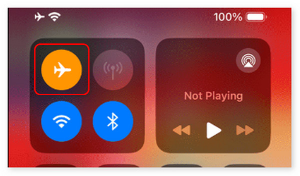 απενεργοποιήστε τη λειτουργία πτήσης iPhone