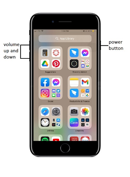 reboot iphone