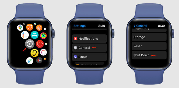 Restart Apple Watch With The Settings App