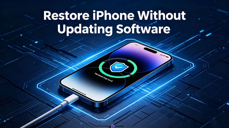 How to Restore iPhone Without Updating iOS